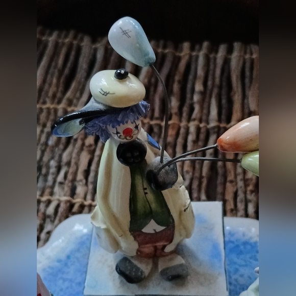 Zampiva Italy Clown Band Balloons 🎈 Ceramic Figurine - Picture 8 of 12